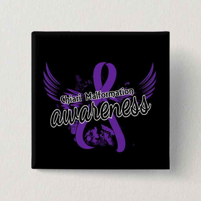 Chiari Missbildungs-Bewusstsein 16 Button (Vorderseite)