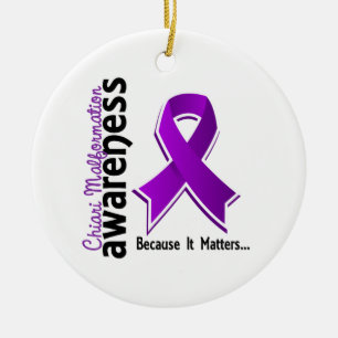 Chiari Missbildungs-Bewusstsein 5 Keramikornament