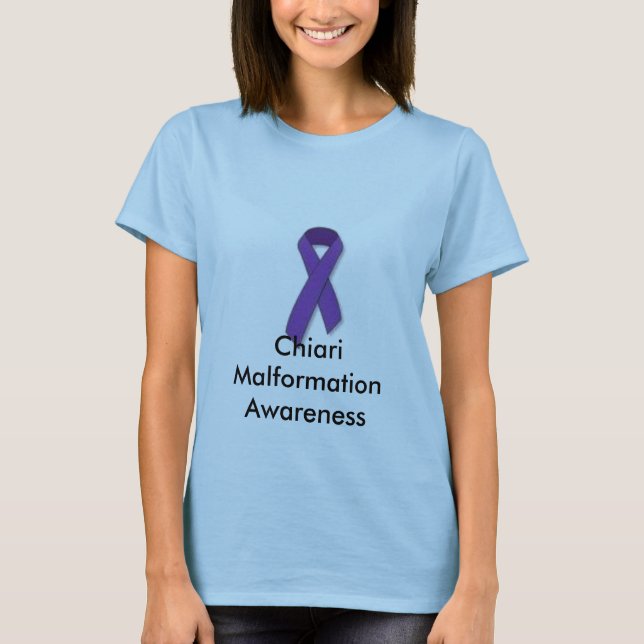 Chiari Missbildungs-Bewusstsein T-Shirt (Vorderseite)