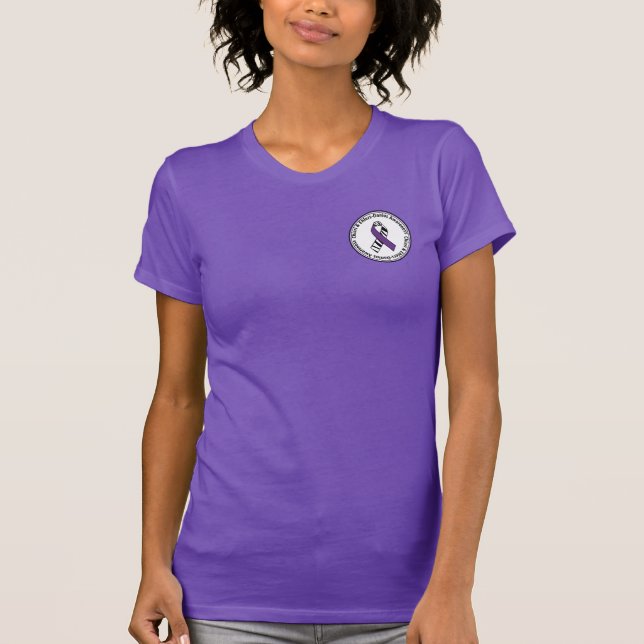 Chiari und Ehlers Danlos Bewusstseins-Band-Shirt T-Shirt (Vorderseite)