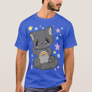 Chibi Anime Cat Fairy Kei Neko Yume Kawaii Feline T-Shirt