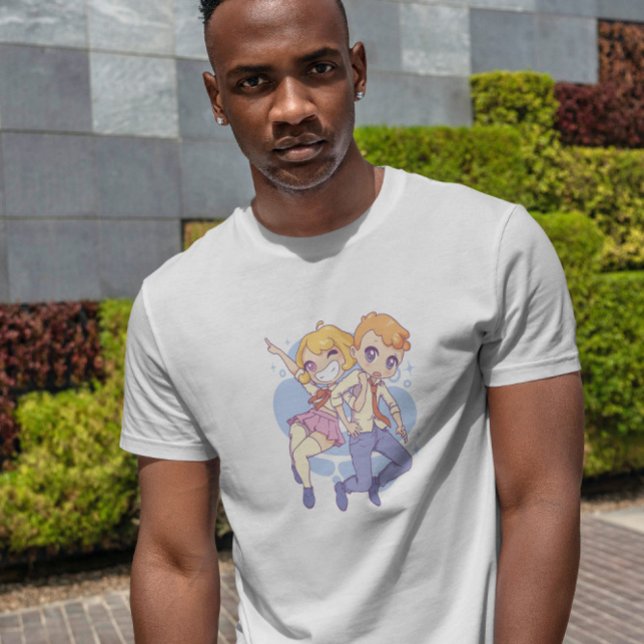 Chibi Anime Couple T-Shirt (Von Creator hochgeladen)