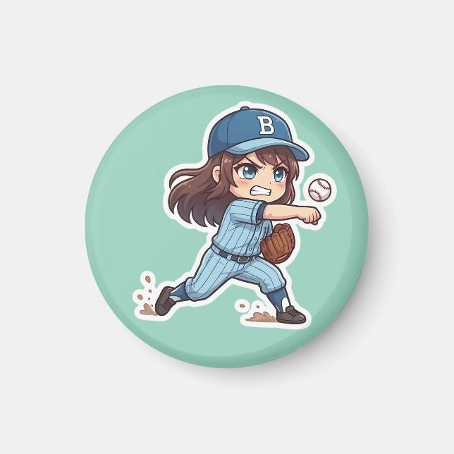 Chibi Baseball 2026 Edition - Pitcher Release Magnet (Vorne)