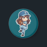 Chibi Baseball 2026 Edition - Pitcher Set Magnet<br><div class="desc">The calm before the storm. Captured in the 'Set' position, this Chibi pitcher exhibits a cold, focused stare that any batter would find intimidating. The first step in a masterful pitching sequence. Brighten up your baseball player, breakroom fridge, or any magnetic surface with our Chibi Baseball 2026 Edition series! These...</div>