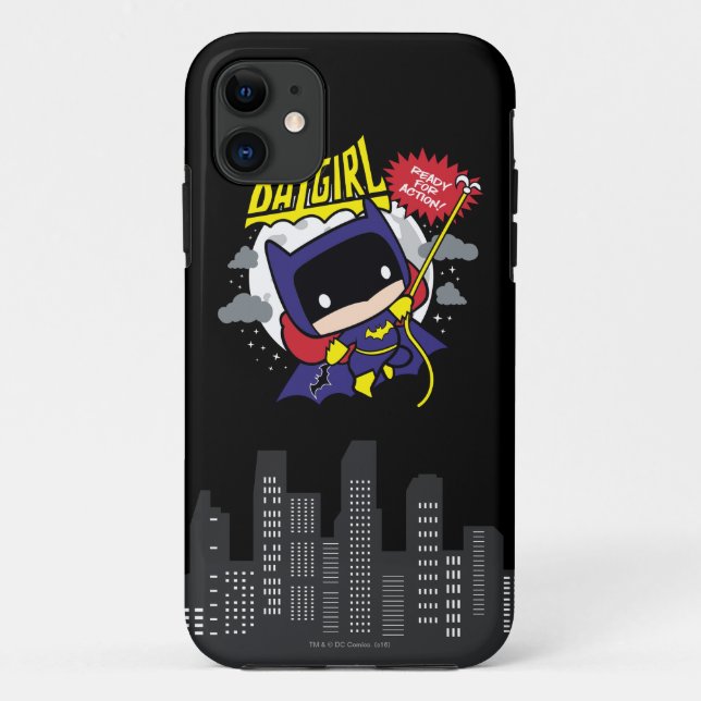 Chibi Batgirl bereit zum Handeln Case-Mate iPhone Hülle (Rückseite)