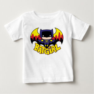 Chibi Batgirl mit Gotham Skyline & Logo Baby T-shirt