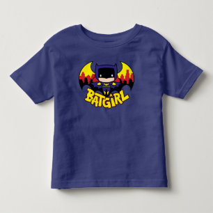 Chibi Batgirl mit Gotham Skyline & Logo Kleinkind T-shirt
