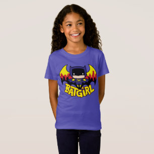 Chibi Batgirl mit Gotham Skyline & Logo T-Shirt