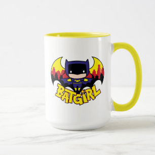 Chibi Batgirl mit Gotham Skyline & Logo Tasse