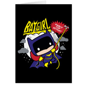 Chibi Batgirl Prêt Pour L'Action