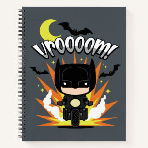 Chibi Batman Batcycle Notizbuch