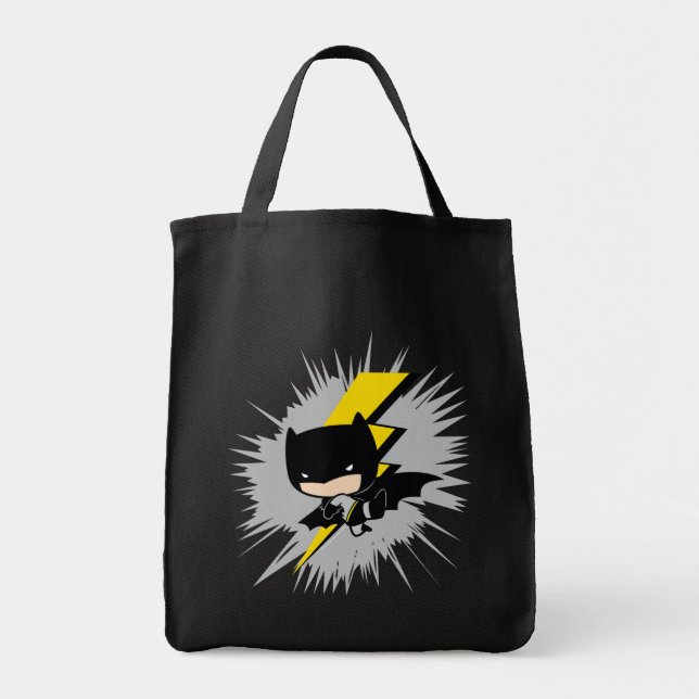 Chibi Batman Blitztritt Tragetasche (Vorne)