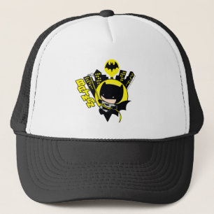 Chibi Batman erklimmt die Stadt Truckerkappe