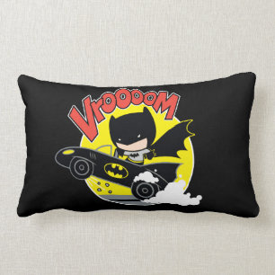 Chibi Batman im Batmobile Lendenkissen