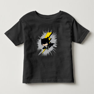 Chibi Batman Lightning Kick Kleinkind T-shirt