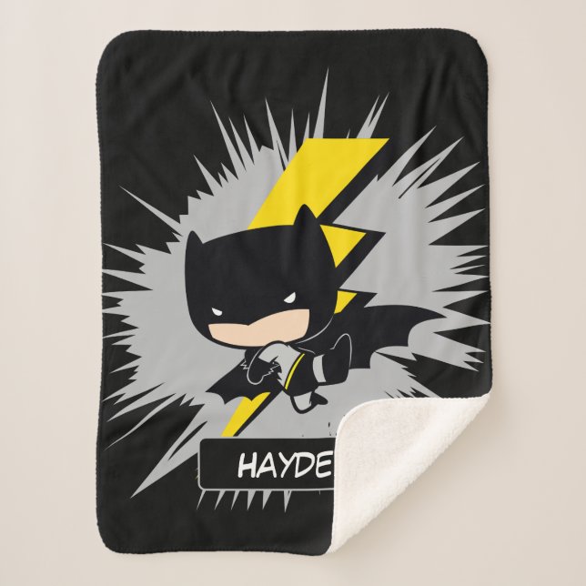 Chibi Batman Lightning Kick Sherpadecke (Vorderseite)