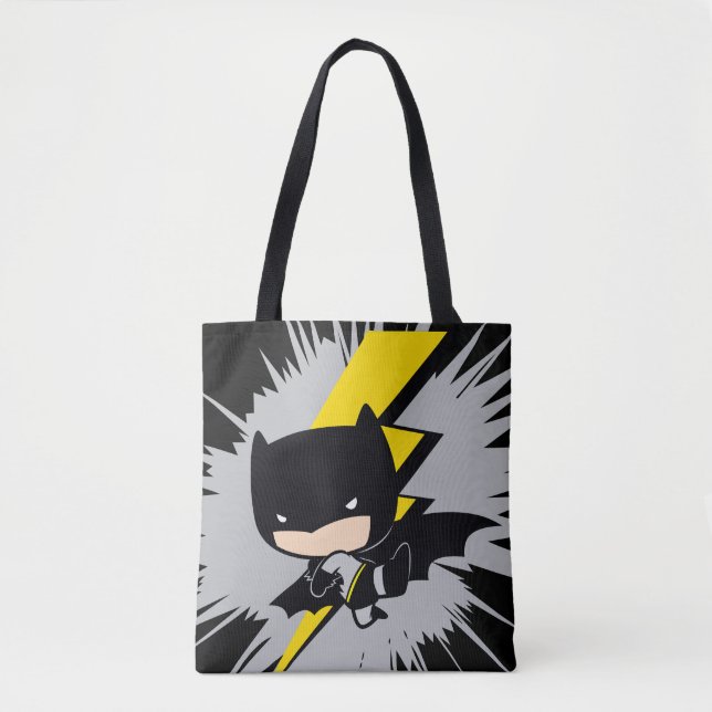 Chibi Batman Lightning Kick Tasche (Vorderseite)