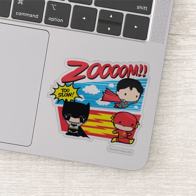 Chibi Batman zu langsam! Aufkleber (Detail)