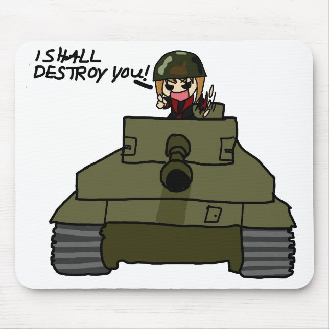 Chibi Behälter Mousepad (Vorne)