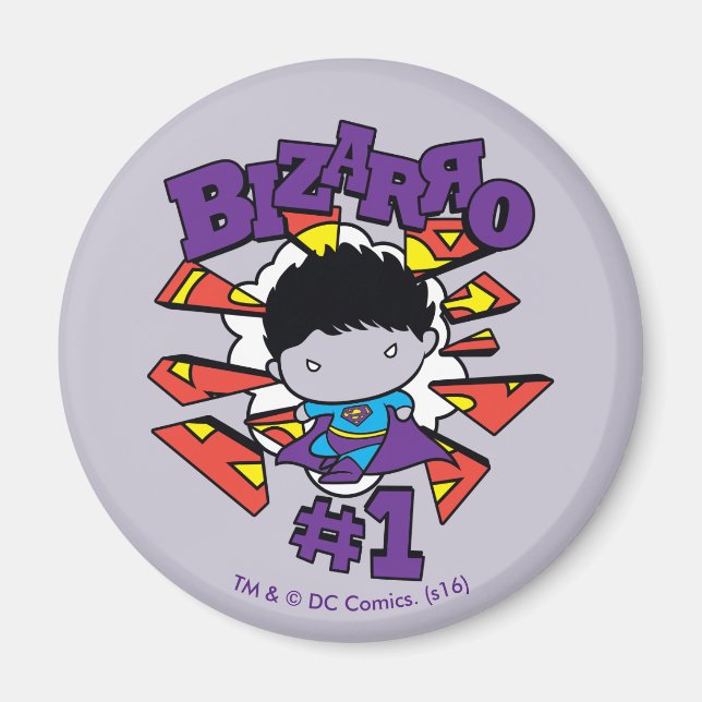 Chibi Bizarro #1 Magnet (Vorne)