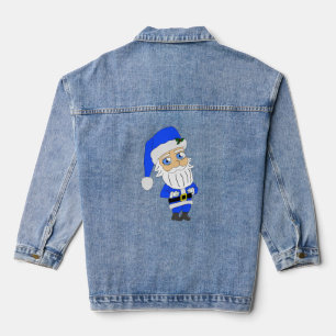 Chibi Blue Anzug Santa Jeansjacke