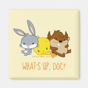Chibi BUGS BUNNY™, TWEETY™, & TAZ™ Magnet