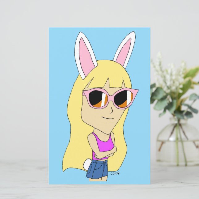 Chibi Bunnygirl (Stehend Vorderseite)