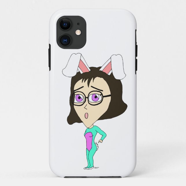 Chibi Bunnygirl Case-Mate iPhone Hülle (Rückseite)