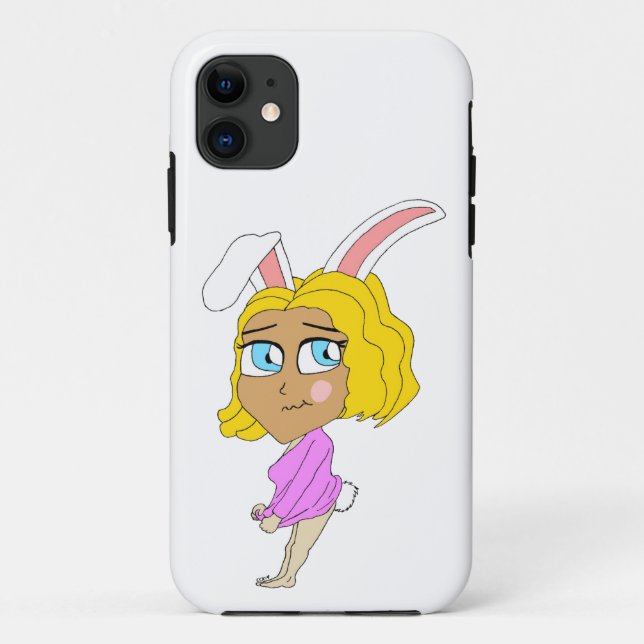 Chibi Bunnygirl Case-Mate iPhone Hülle (Rückseite)