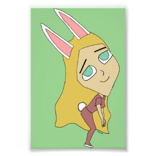 Chibi Bunnygirl Fotodruck