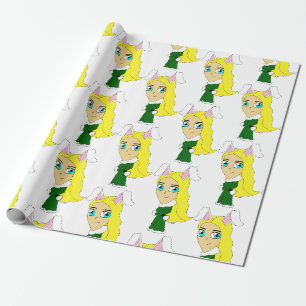 Chibi Bunnygirl Geschenkpapier