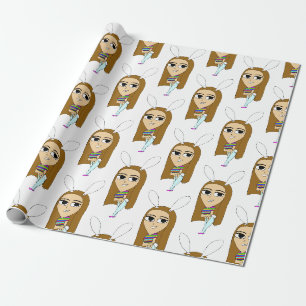 Chibi Bunnygirl Geschenkpapier