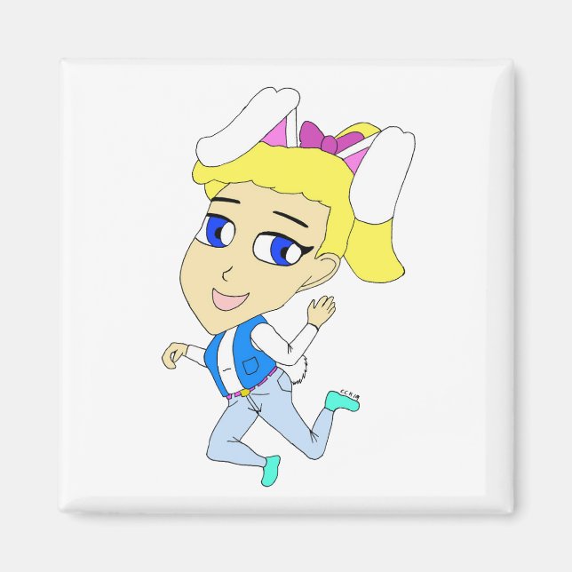 Chibi Bunnygirl Magnet (Vorne)