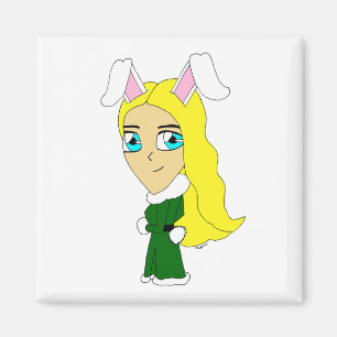 Chibi Bunnygirl Magnet