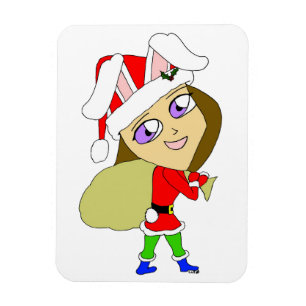 Chibi Bunnygirl Magnet