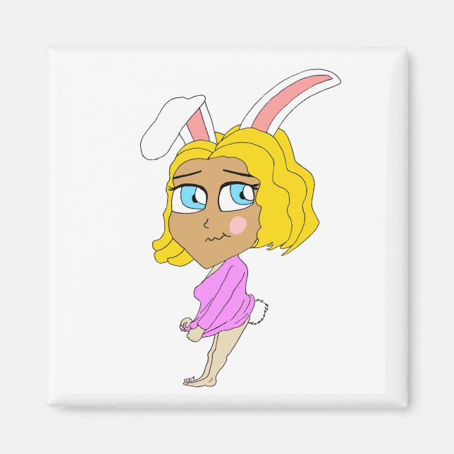 Chibi Bunnygirl Magnet (Vorne)