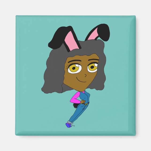 Chibi Bunnygirl Magnet (Vorne)