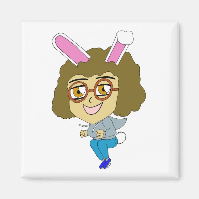 Chibi Bunnygirl Magnet (Vorne)