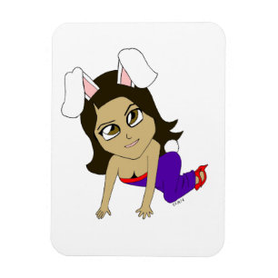 Chibi-Bunnygirl-Magnet Magnet