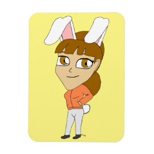 Chibi-Bunnygirl-Magnet Magnet
