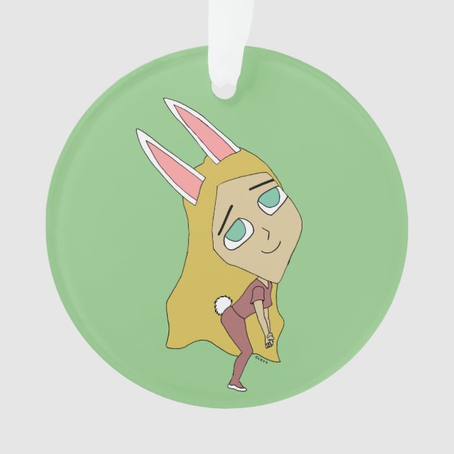 Chibi Bunnygirl Ornament (Vorderseite)