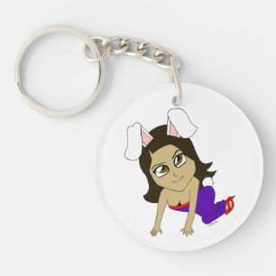 Chibi Bunnygirl Schlüsselanhänger