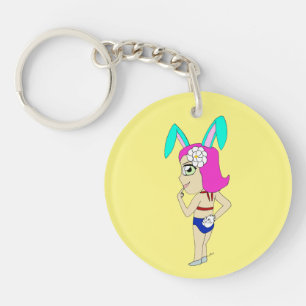 Chibi Bunnygirl Schlüsselanhänger