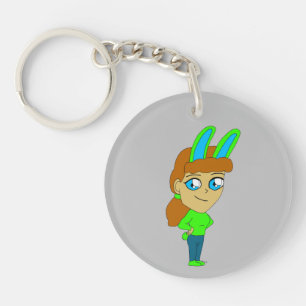 Chibi Bunnygirl-Schlüsselanhänger Schlüsselanhänger