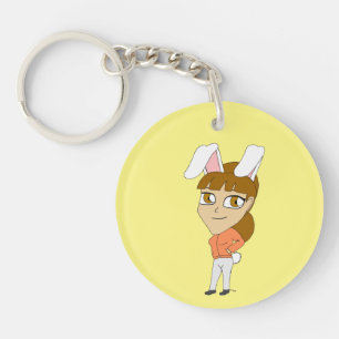 Chibi Bunnygirl-Schlüsselanhänger Schlüsselanhänger