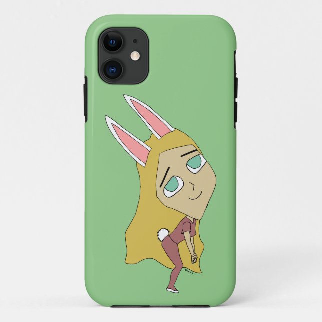 Chibi-Bunnymädchen   Case-Mate iPhone Hülle (Rückseite)