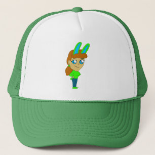 Chibi-Bunnymädchen Truckerkappe