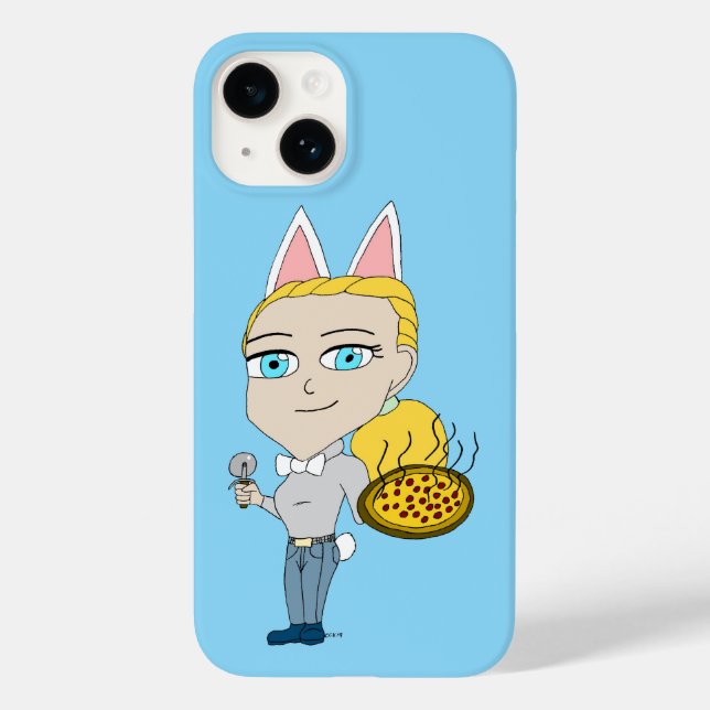 Chibi Case-Mate iPhone 14 Hülle (Rückseite)