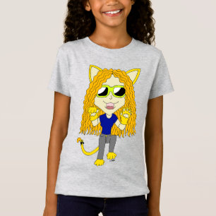 Chibi Catgirl mit Pfoten T-Shirt
