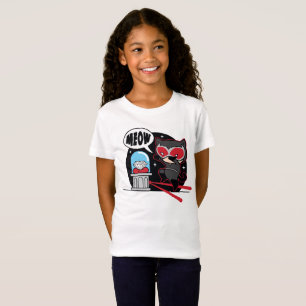 Chibi Catwoman stahl einen Diamond T-Shirt